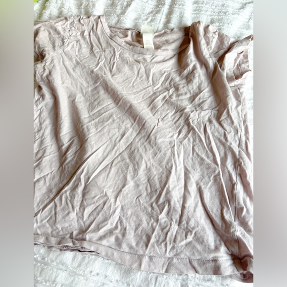 H&M, US XS, light pink basic tee - Picture 1 of 1
